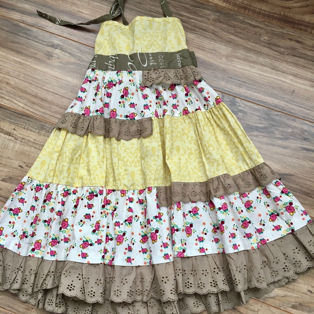 Mustard Pie Halter Dress Size 4T
